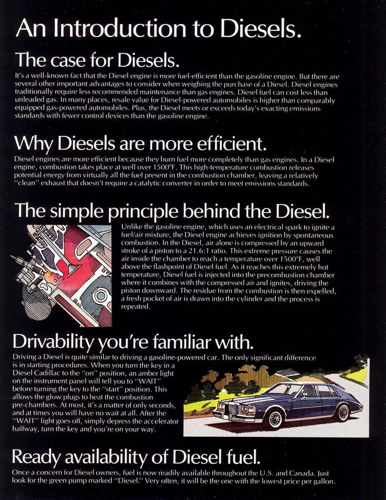 1982 Cadillac V8 Diesel Brochure Page 3